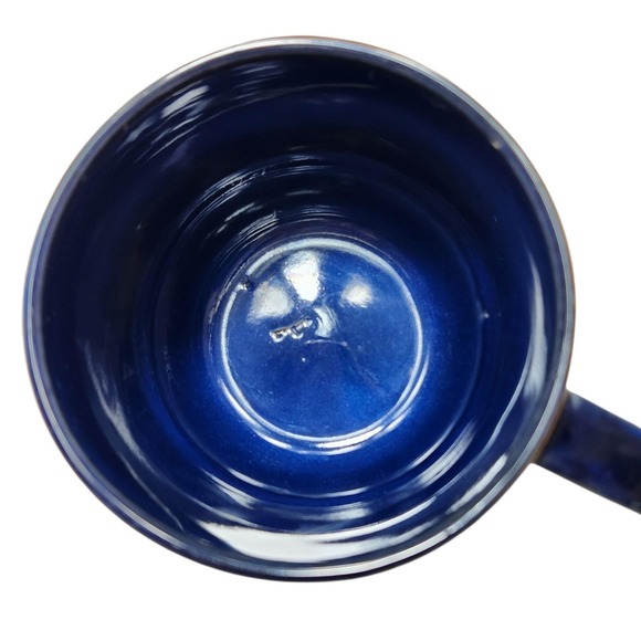 Boston Warehouse Stacking Up Stoneware 16 Oz Blue White Stacking Mugs *read Desc - Picture 12 of 14